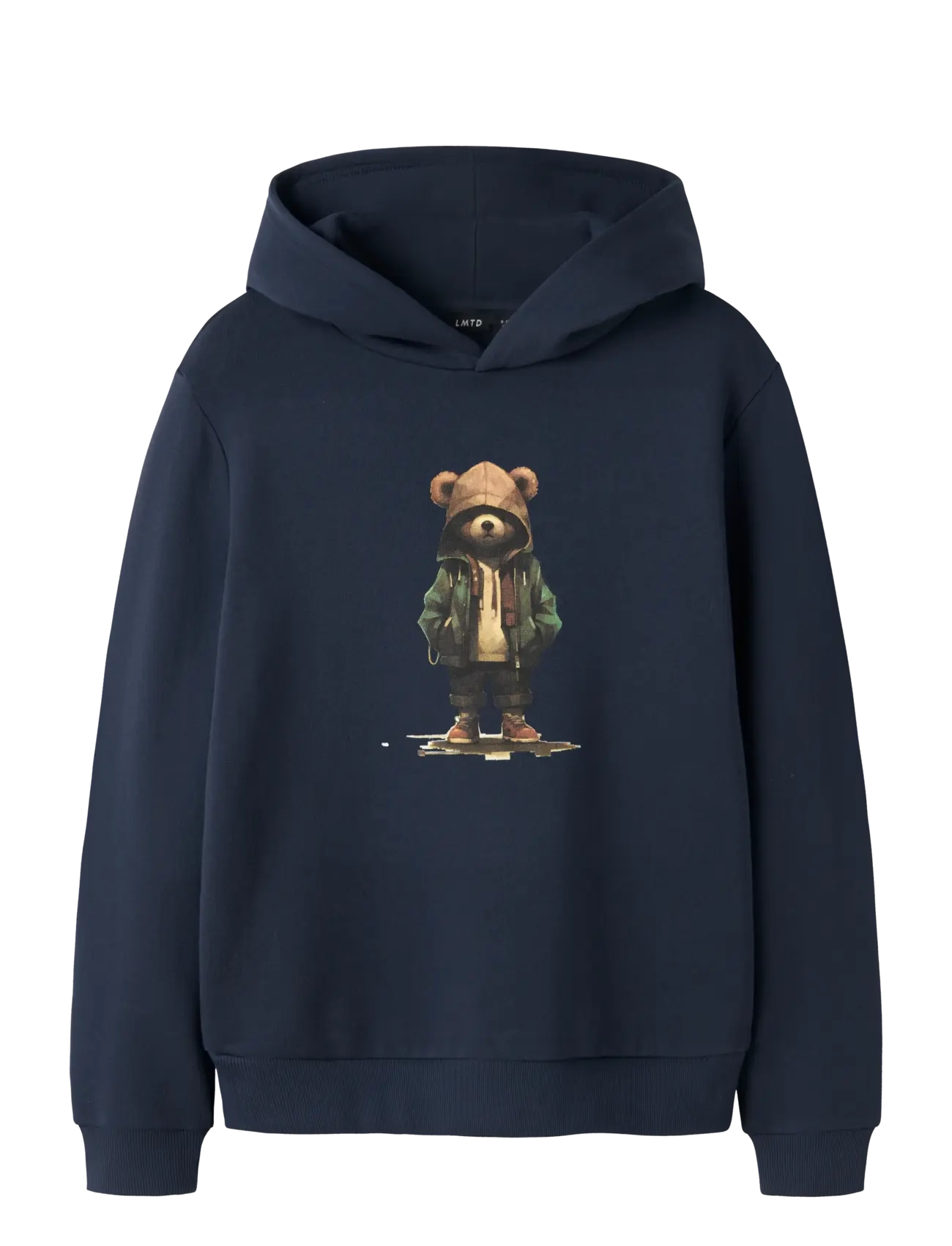 LMTD NLMNAMSE LS BRU SWEAT W. HOOD - Sweatshirts & Kapuzenpullover - NAVY BLAZER / navy