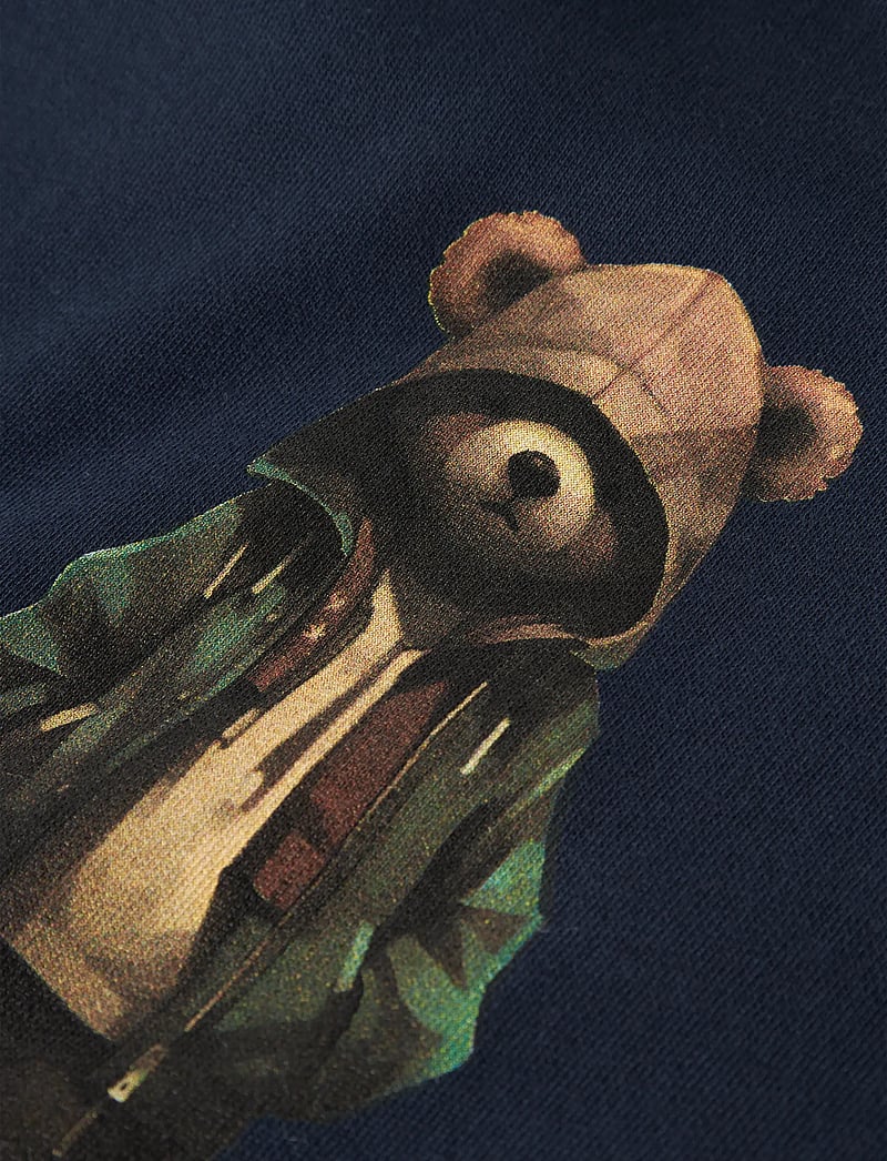 LMTD - NLMNAMSE LS BRU SWEAT W. HOOD - huvtröjor - navy blazer - 3