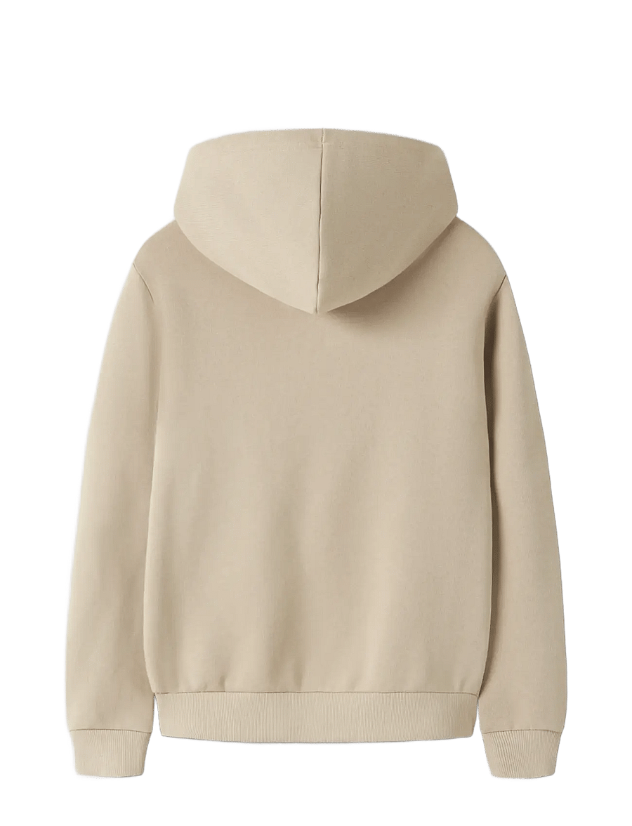 LMTD - NLMNAMSE LS BRU SWEAT W. HOOD - kapuzenpullover - white pepper - 1