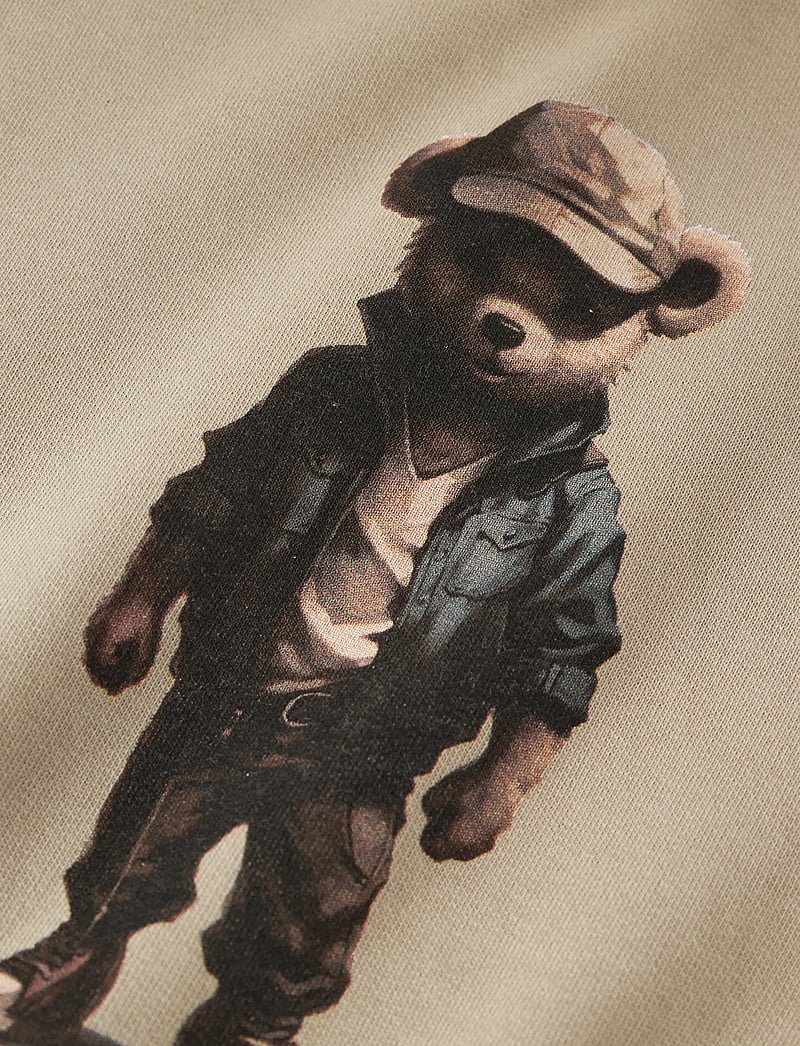 LMTD - NLMNAMSE LS BRU SWEAT W. HOOD - huvtröjor - white pepper - 1