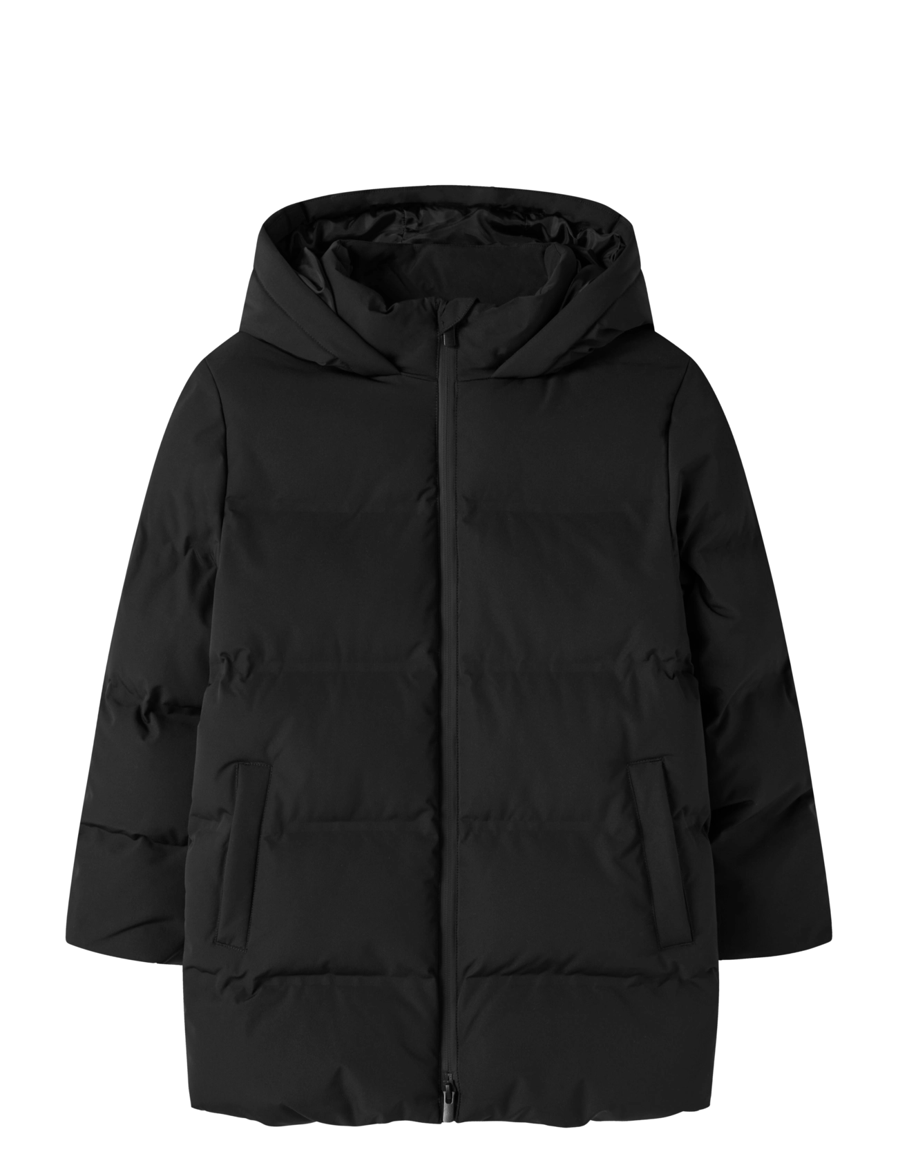 LMTD NLFMOROP LS PUFFER JACKET - Vinterjakker - BLACK / black