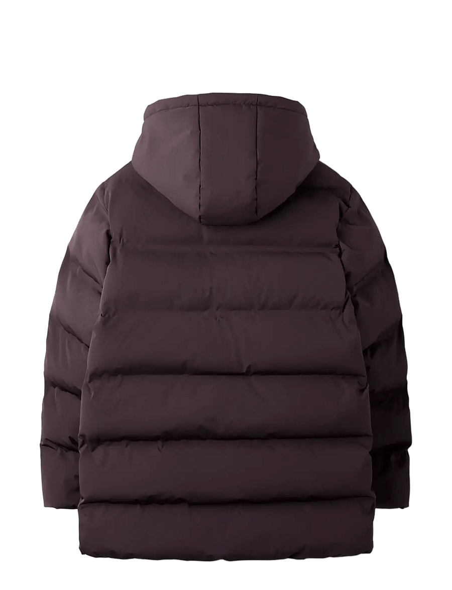 LMTD - NLFMOROP LS PUFFER JACKET - dunjakker - raisin - 1