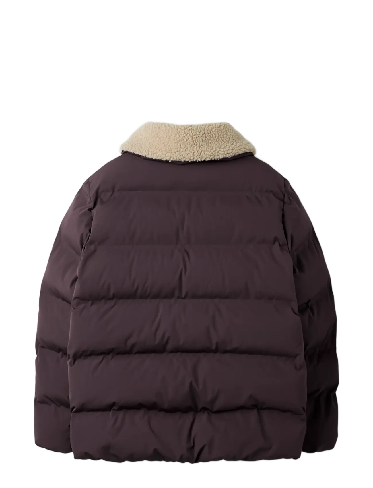 LMTD - NLFMOROP SHERPA PUFFER JACKET - raisin - 1