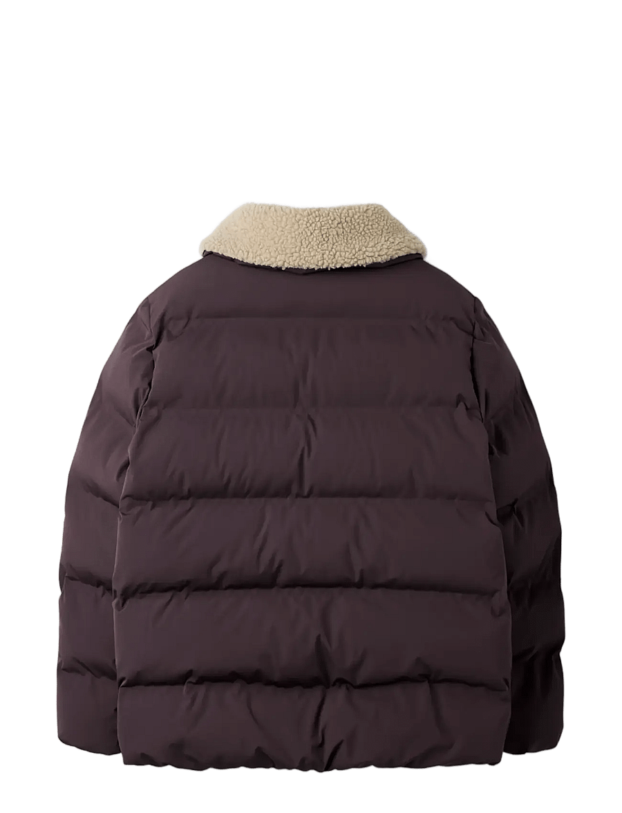 LMTD - NLFMOROP SHERPA PUFFER JACKET - raisin - 1
