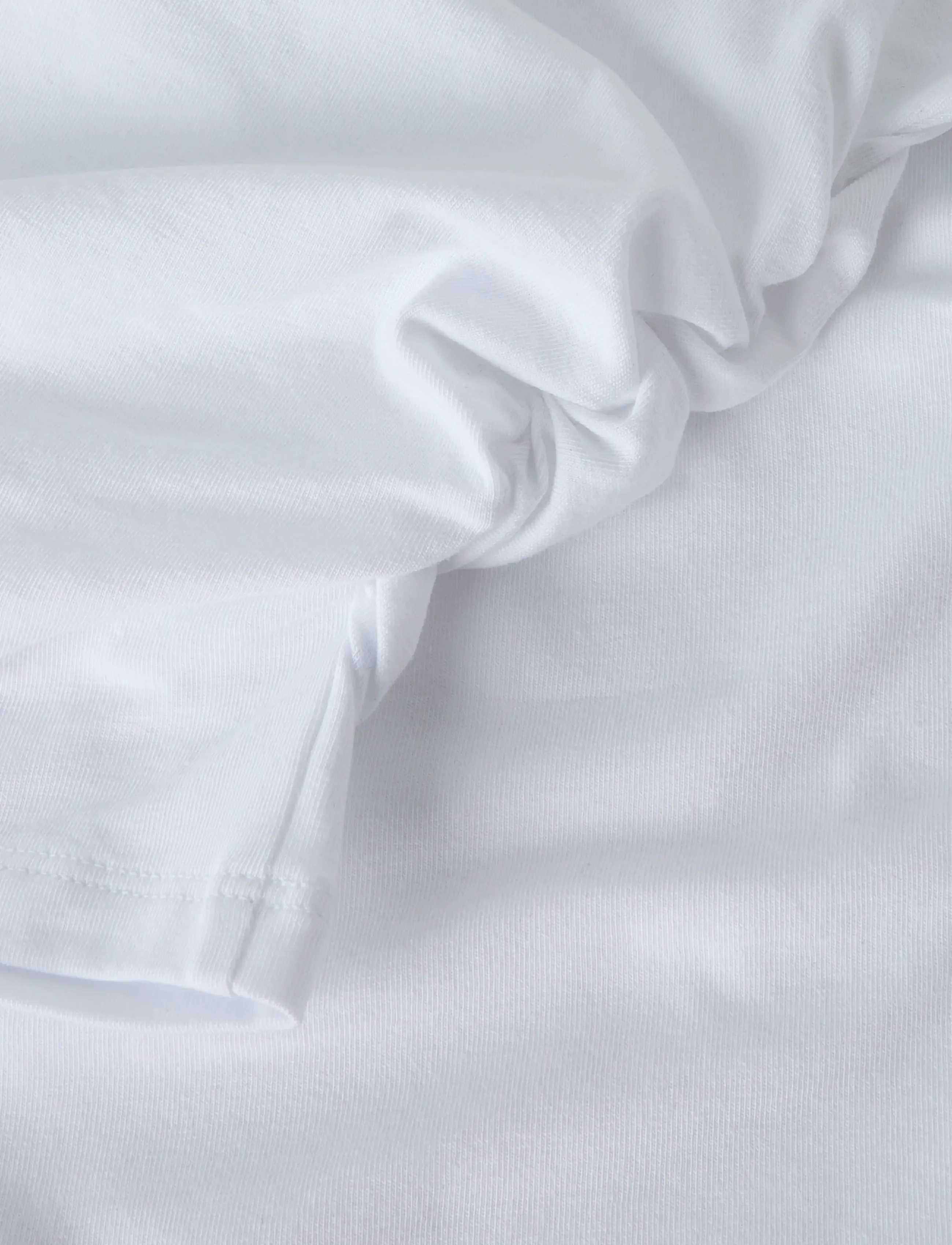 LMTD - NLFREBEC LS ROUCHED SHORT TOP - langærmede t-shirts - bright white - 2