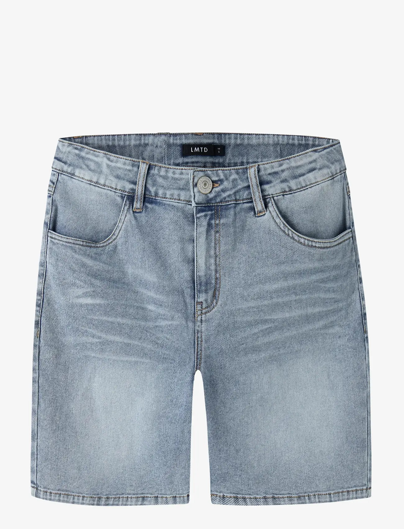 LMTD - NLMBLIX DNM REG SHORTS - denim shorts - medium blue denim - 0