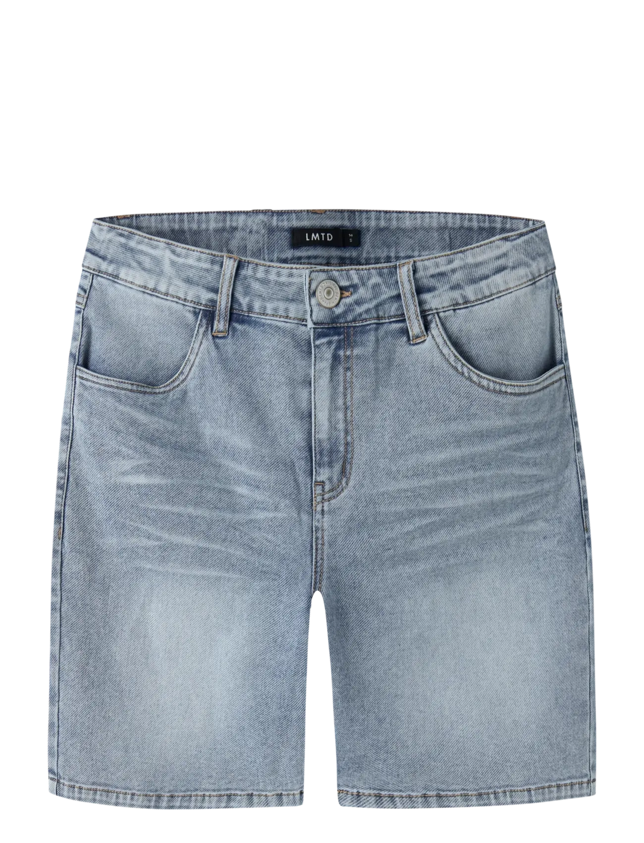 LMTD - NLMBLIX DNM REG SHORTS - lühikesed teksapüksid - medium blue denim - 0