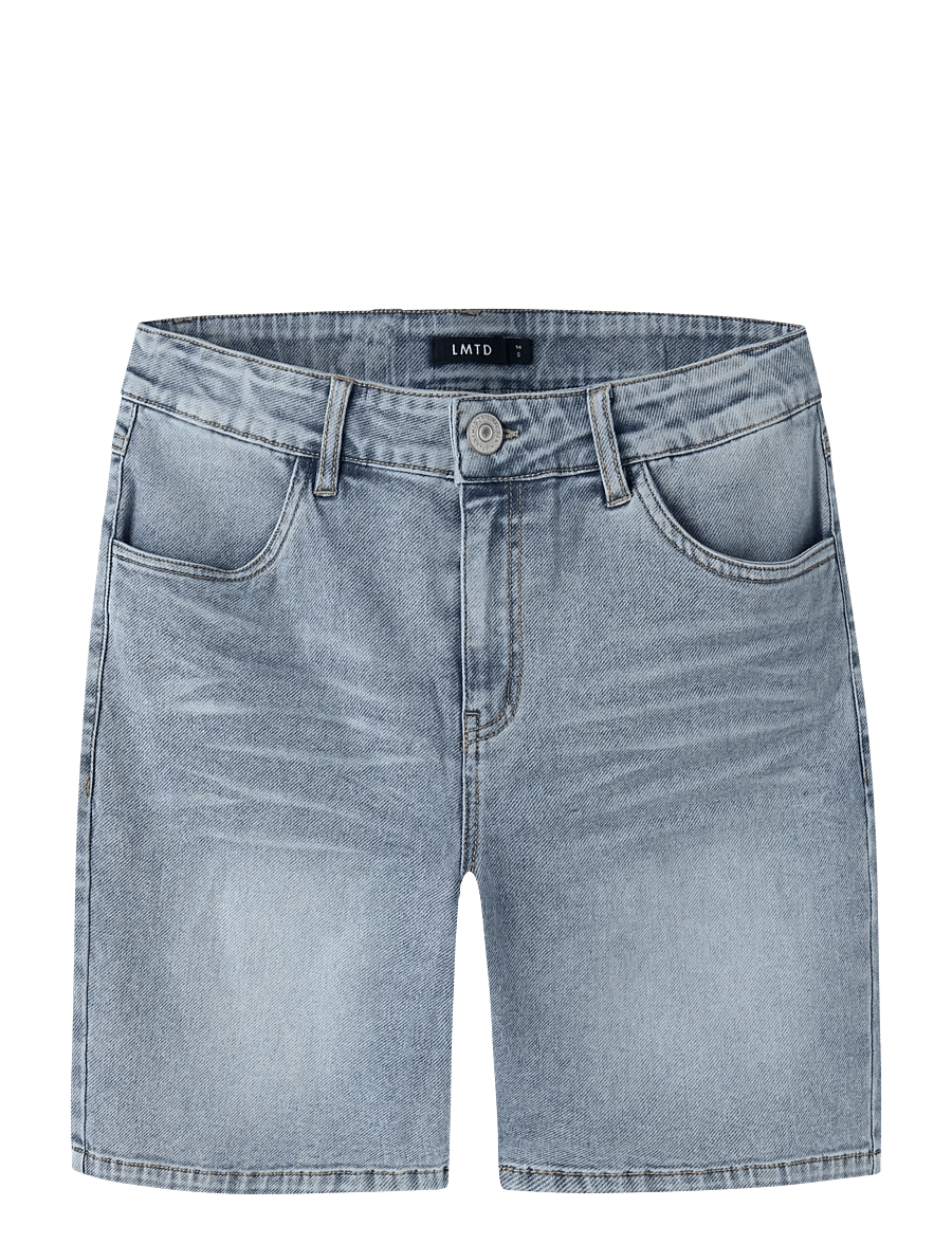 LMTD - NLMBLIX DNM REG SHORTS - denimshorts - medium blue denim - 0