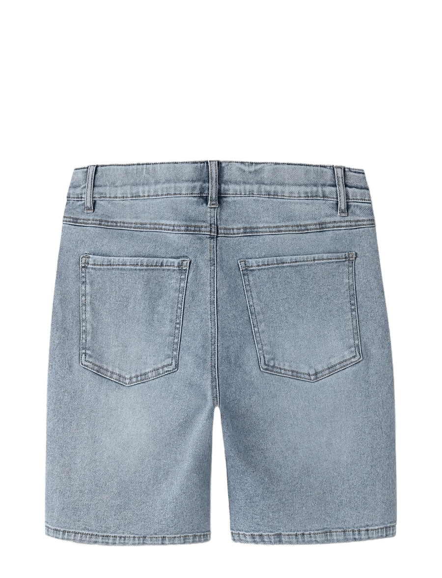LMTD - NLMBLIX DNM REG SHORTS - denimshorts - medium blue denim - 1