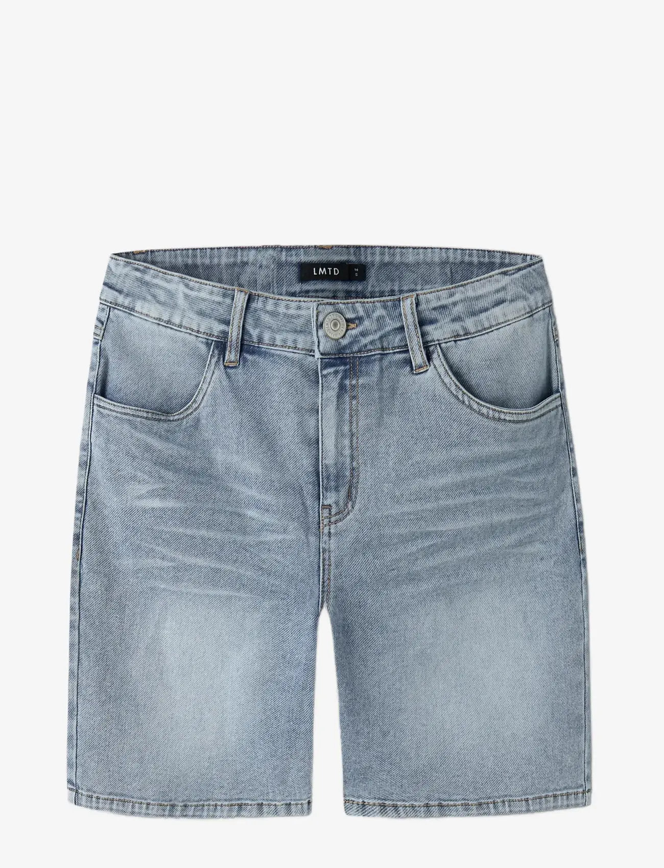 LMTD - NLMBLIX DNM REG SHORTS - denim shorts - medium blue denim - 2