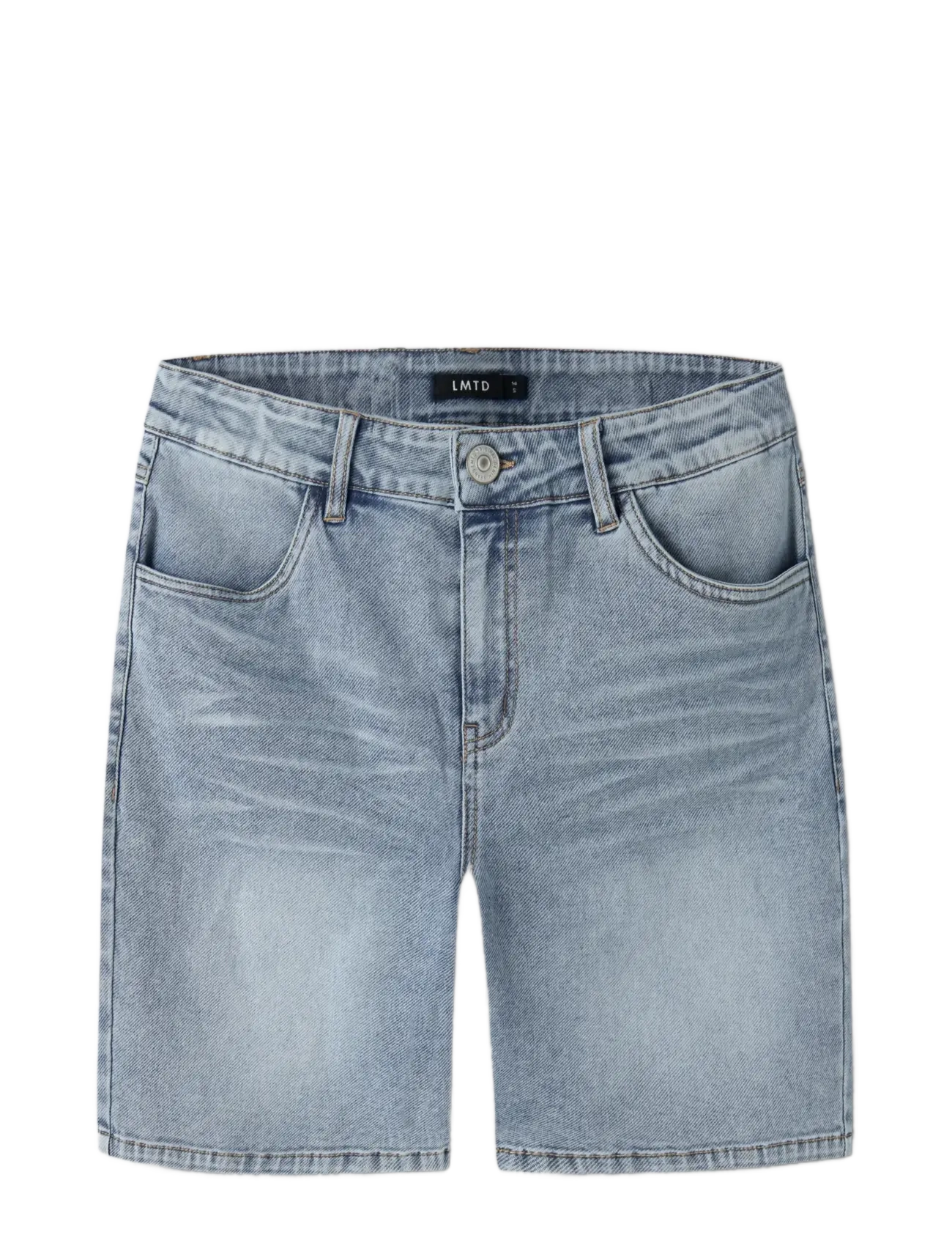 LMTD - NLMBLIX DNM REG SHORTS - lühikesed teksapüksid - medium blue denim - 2