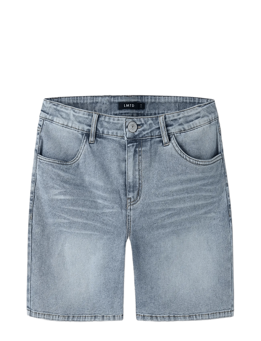 LMTD - NLMBLIX DNM REG SHORTS - denimshorts - medium blue denim - 2