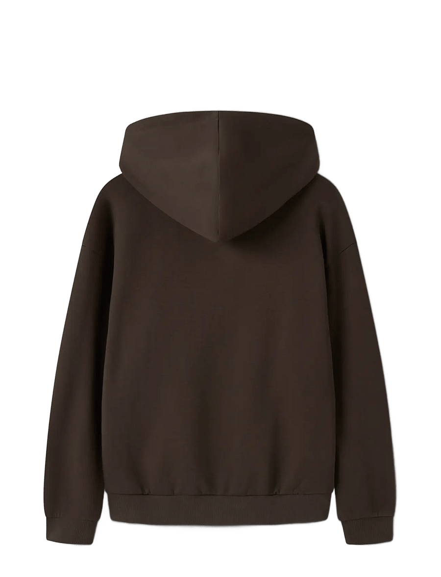 LMTD - NLNNEVO LS L BRU SWEAT W. HOOD NOOS - huvtröjor - delicioso - 1