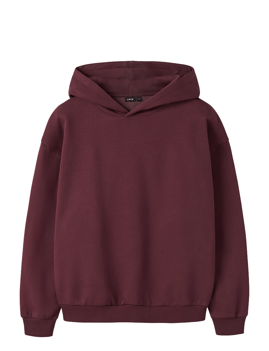 LMTD - NLNNEVO LS L BRU SWEAT W. HOOD NOOS - huvtröjor - fig - 0