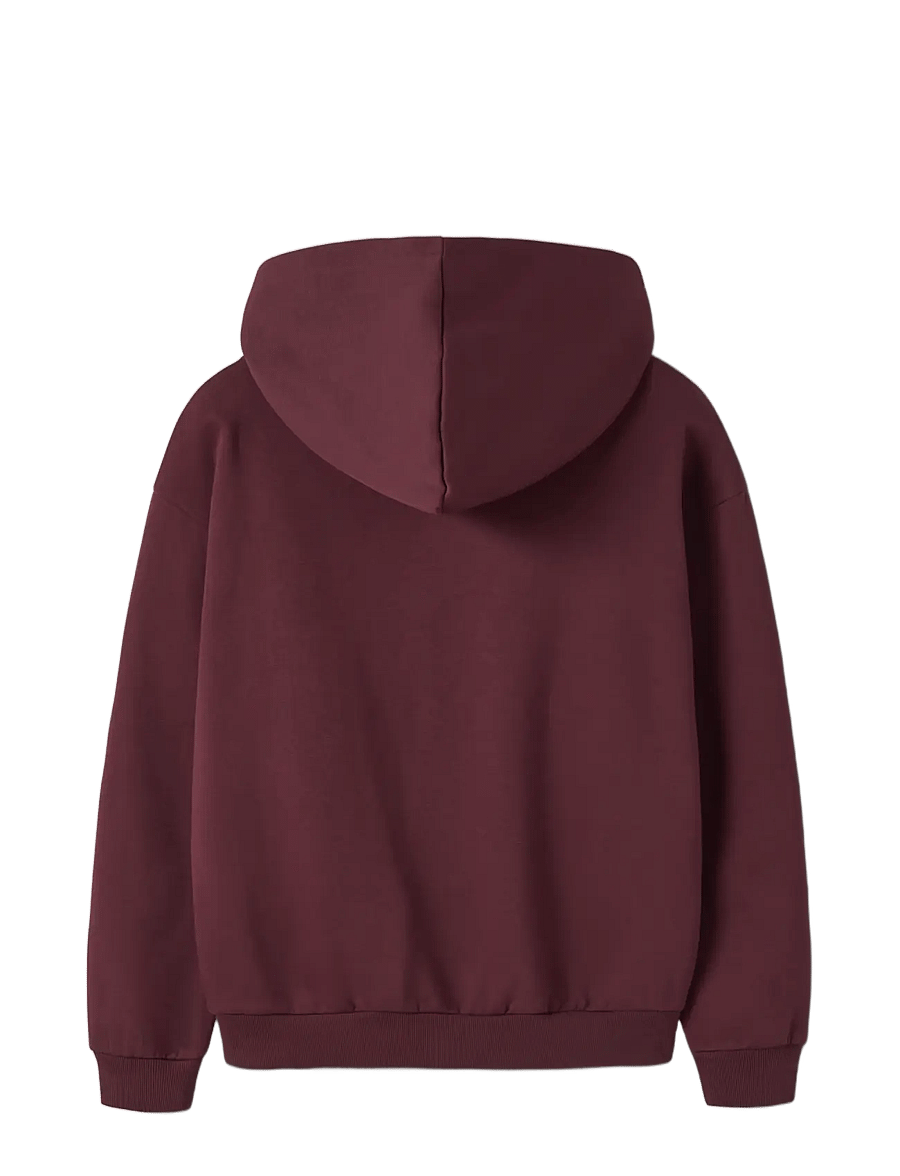 LMTD - NLNNEVO LS L BRU SWEAT W. HOOD NOOS - huvtröjor - fig - 1