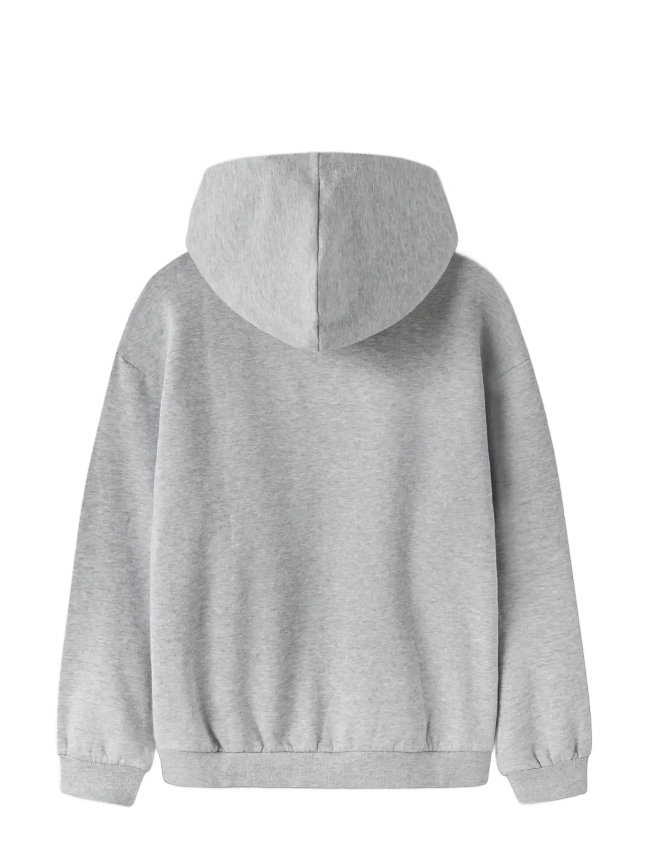 LMTD - NLNNEVO LS L BRU SWEAT W. HOOD NOOS - kapuutsiga dressipluusid - grey melange - 1