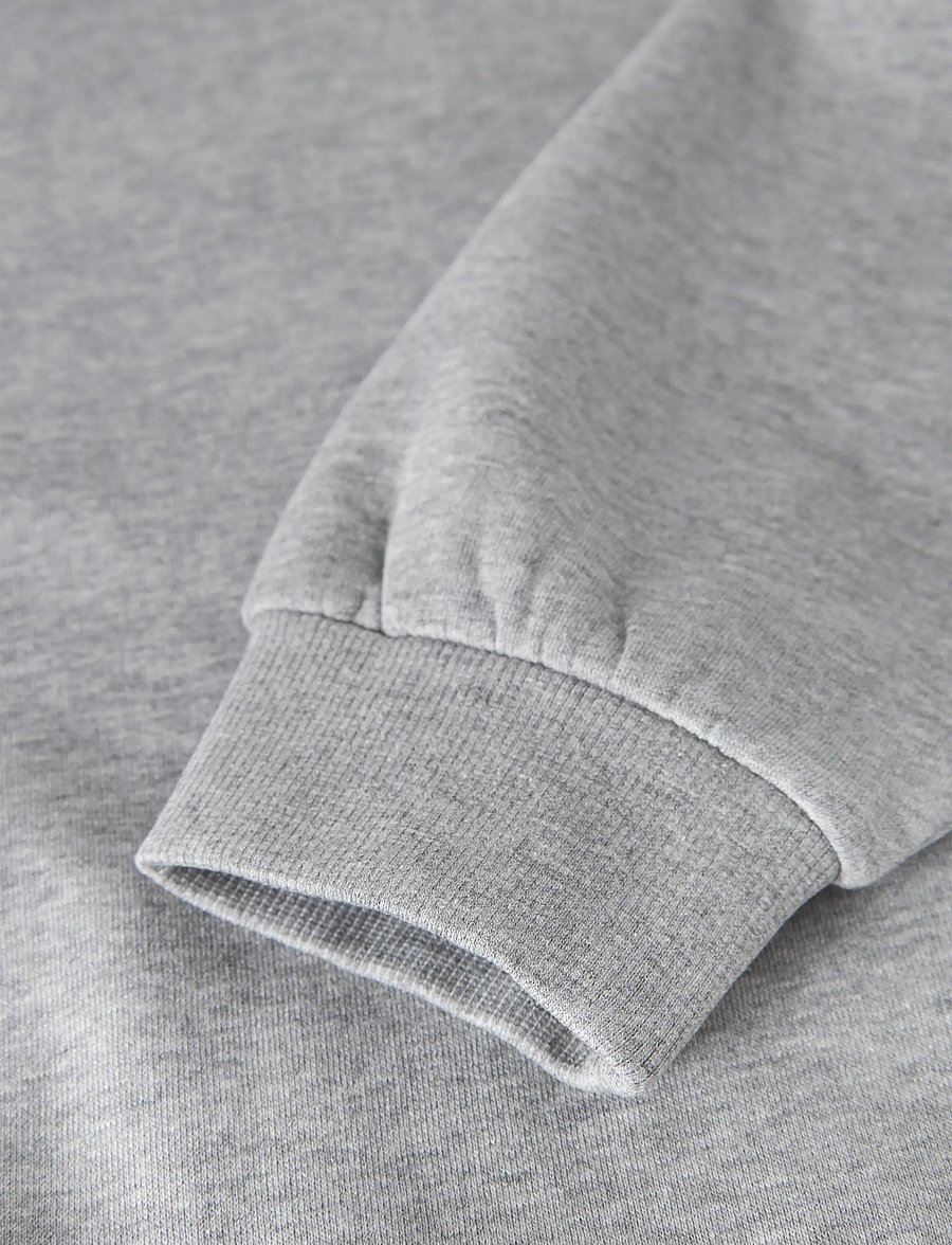 LMTD - NLNNEVO LS L BRU SWEAT W. HOOD NOOS - kapuutsiga dressipluusid - grey melange - 4