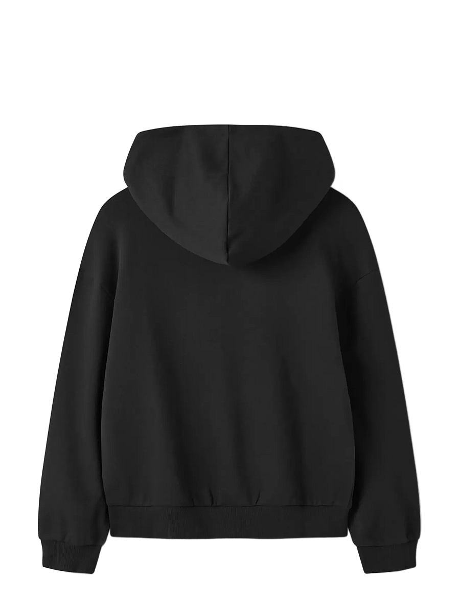 LMTD - NLNNEVO LS L BRU SWEAT CARDIGAN NOOS - fleecejacken - black - 1