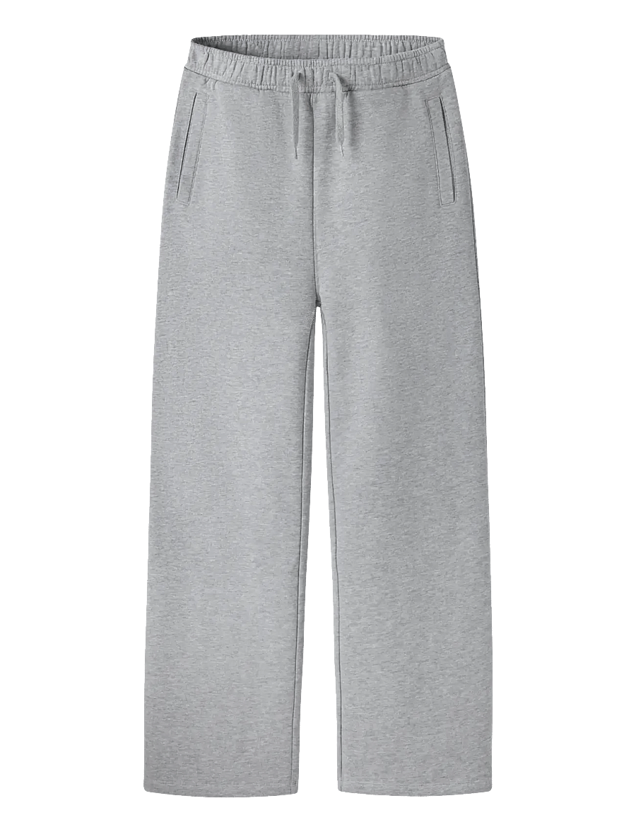 LMTD - NLNNEVO LOOSE BRU SWEAT PANT NOOS - jogginghosen - grey melange - 0