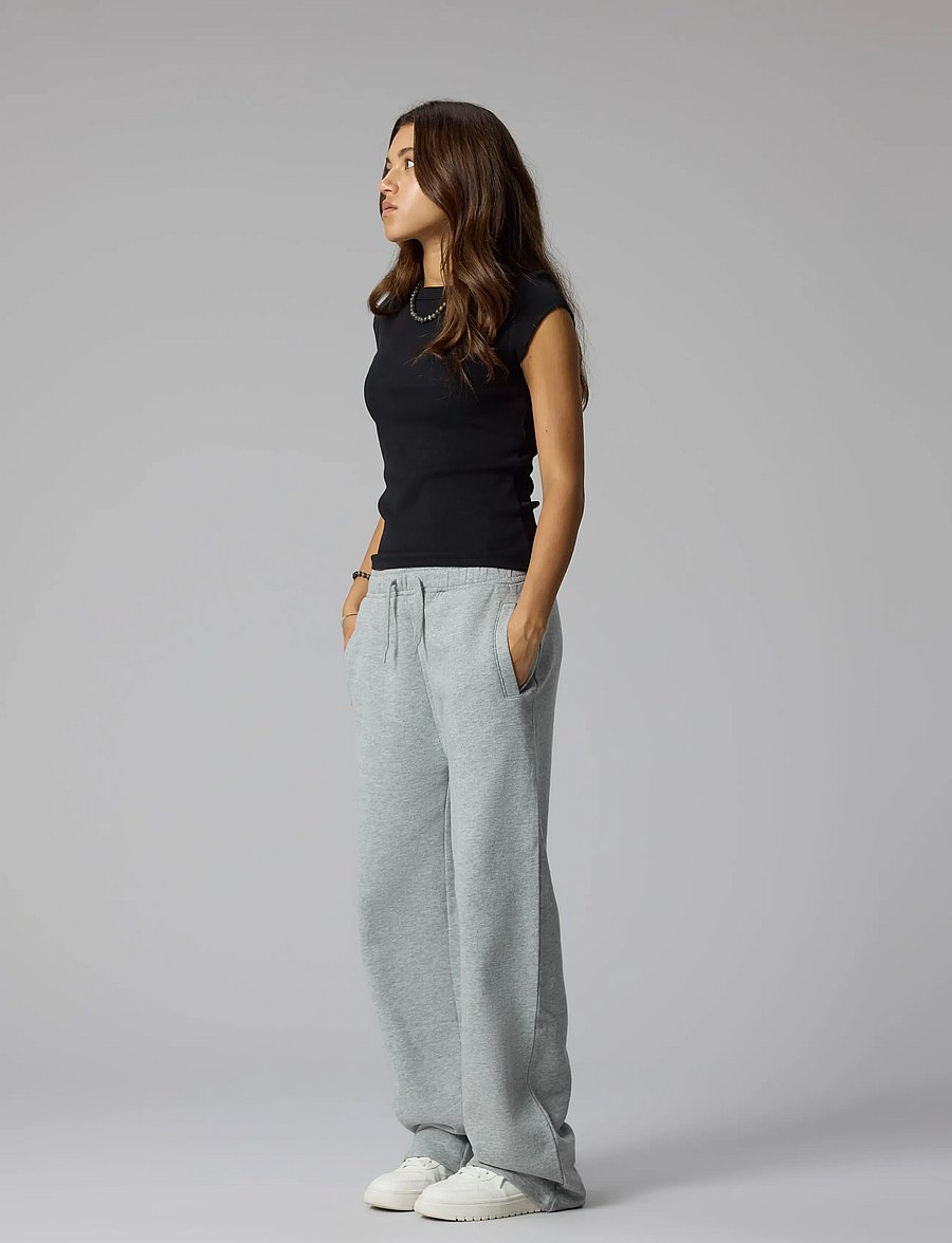 LMTD - NLNNEVO LOOSE BRU SWEAT PANT NOOS - jogginghosen - grey melange - 2