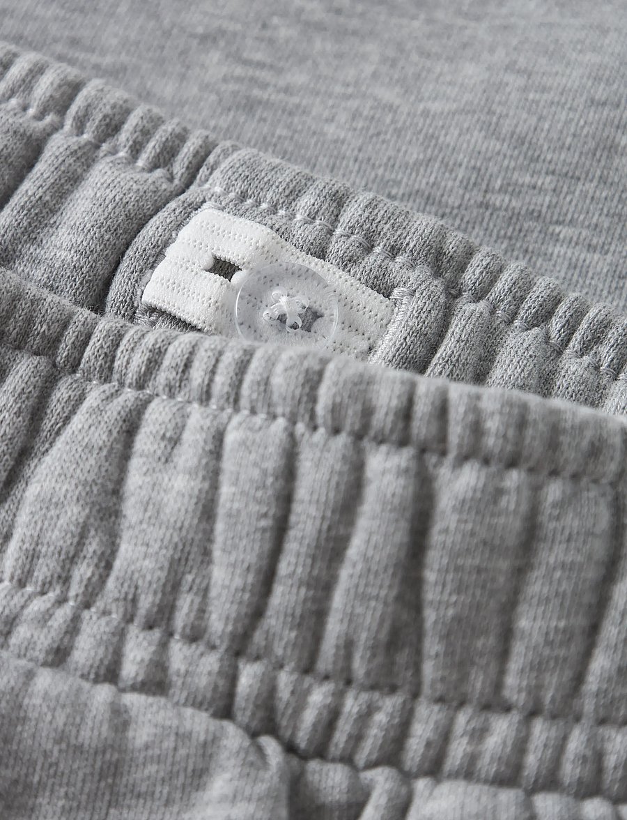 LMTD - NLNNEVO LOOSE BRU SWEAT PANT NOOS - jogginghosen - grey melange - 4