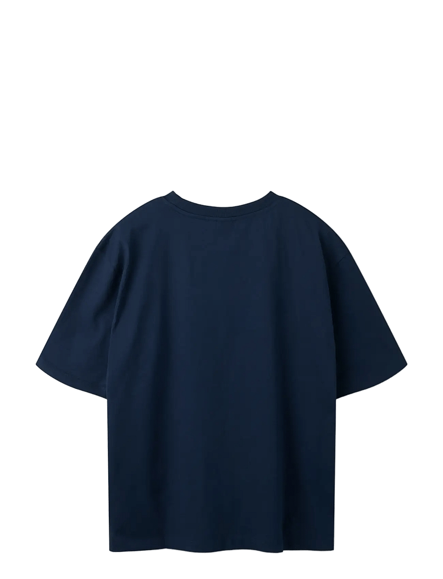 LMTD - NLNNEVOLLO SS RLX TOP NOOS - kortærmede t-shirts - navy blazer - 1