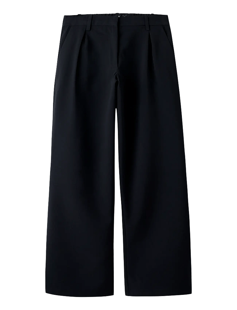 LMTD - NLFLUIS NW PLEAT WIDE PANT NOOS - kaufen nach alter - black - 0