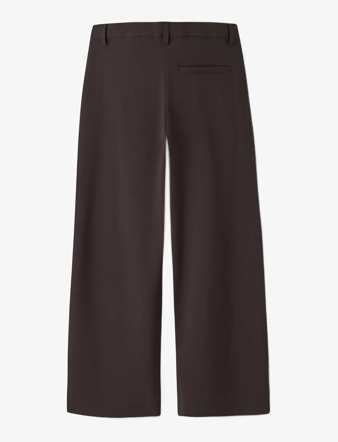 LMTD - NLFLUIS NW PLEAT WIDE PANT NOOS - bukser - black coffee - 1