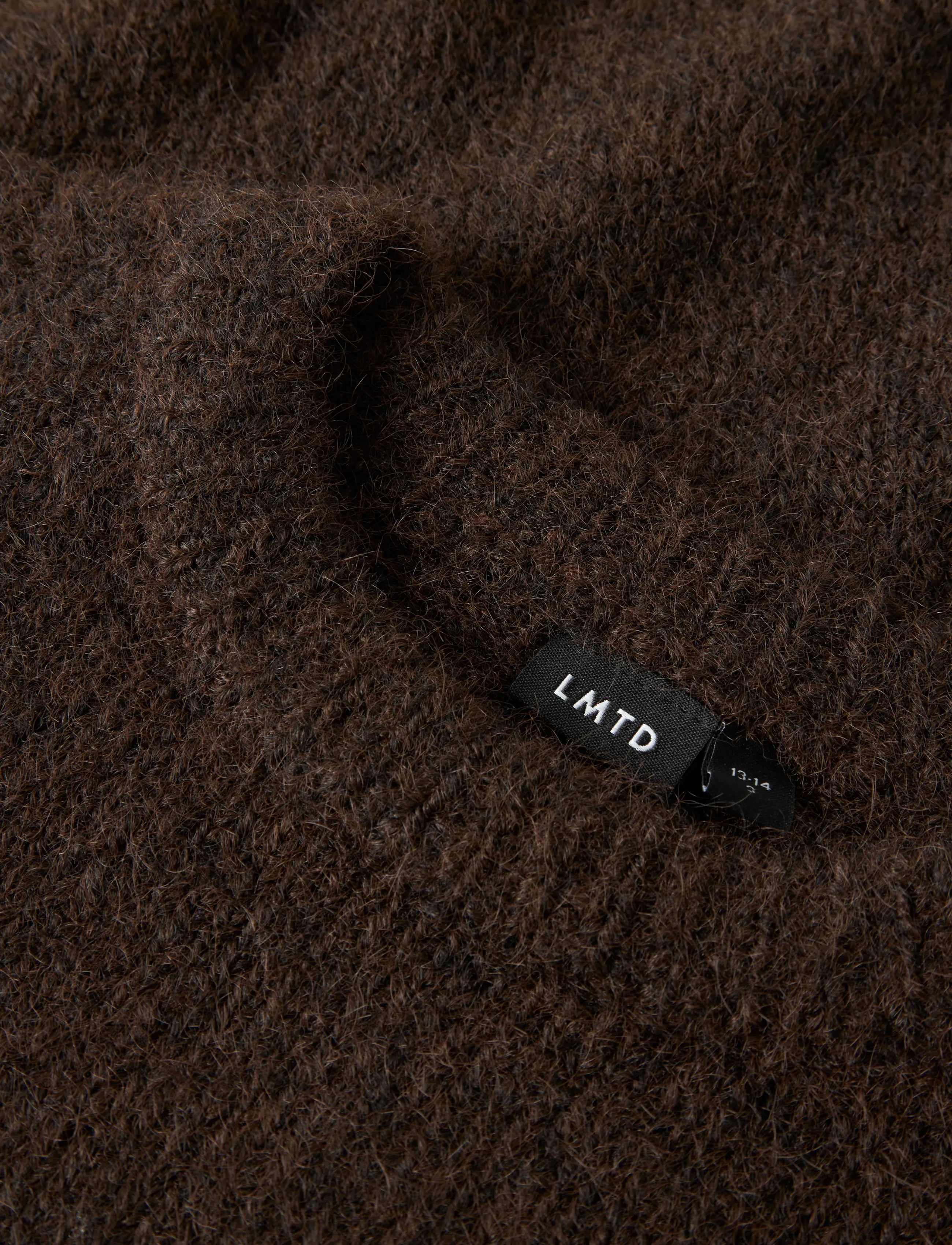 LMTD - NLFBULLO LS SHORT KNIT NOOS - pullover - black coffee - 2