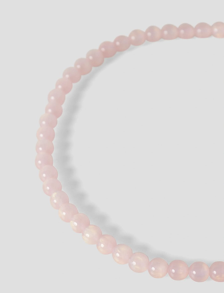 LMTD - NLFSELINA NECKLACE - halsband - crystal pink - 2
