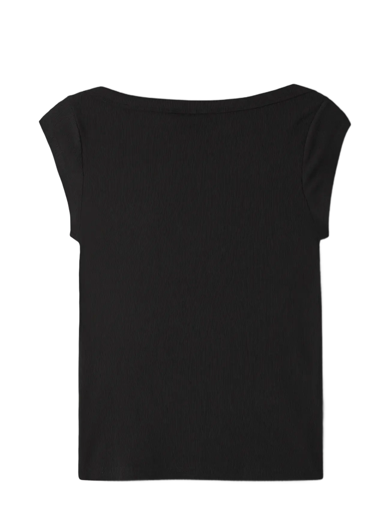 LMTD - NLFKANA SS SHORT BOATNECK TOP - lühikeste varrukatega t-särgid - black - 1