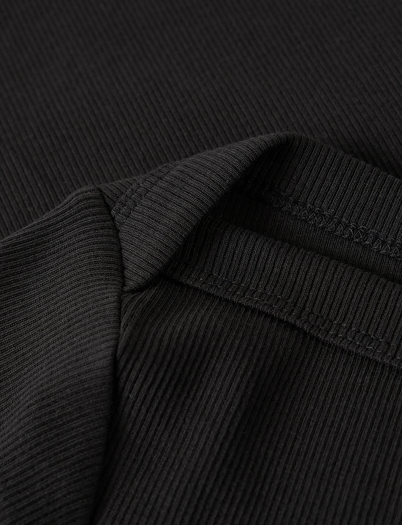 LMTD - NLFKANA SS SHORT BOATNECK TOP - kortærmede t-shirts - black - 5