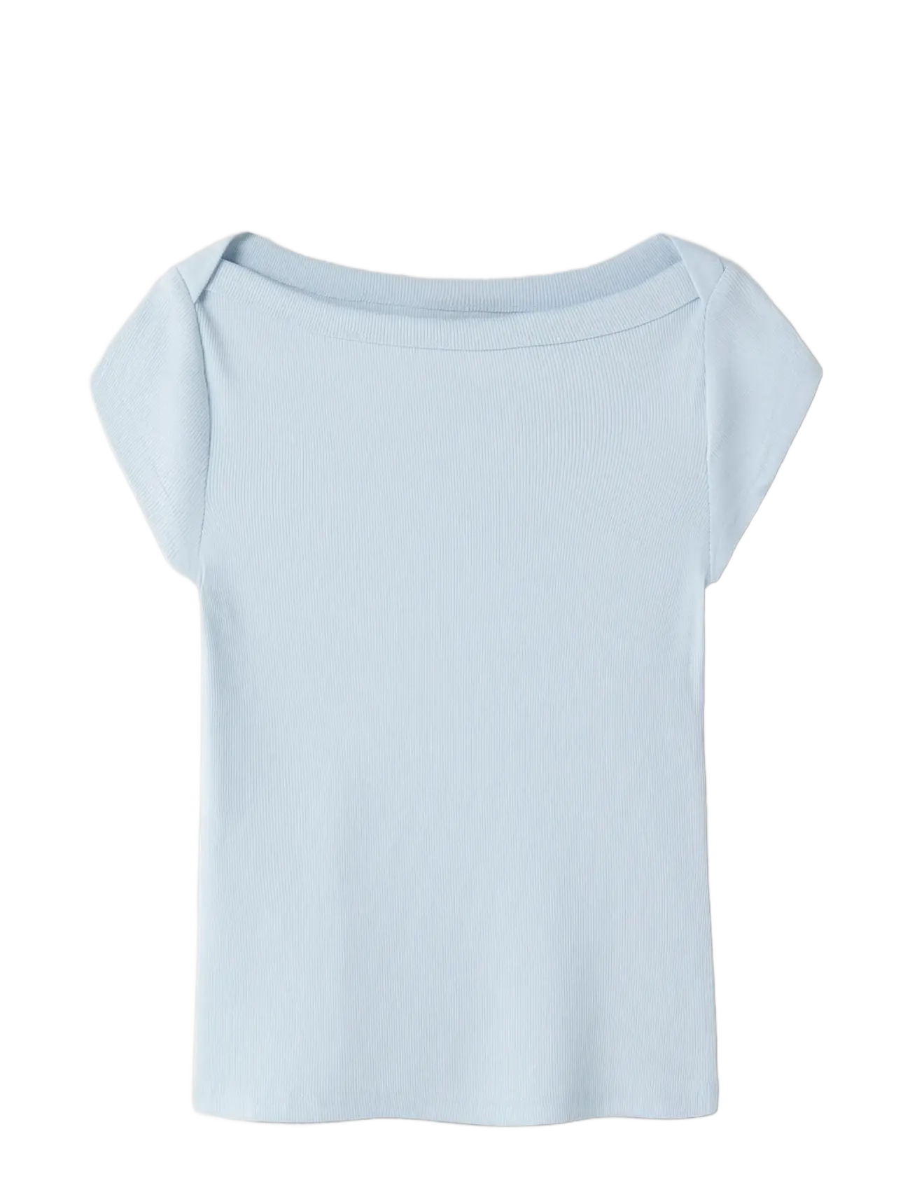 LMTD - NLFKANA SS SHORT BOATNECK TOP - kurzärmelige - ice water - 2