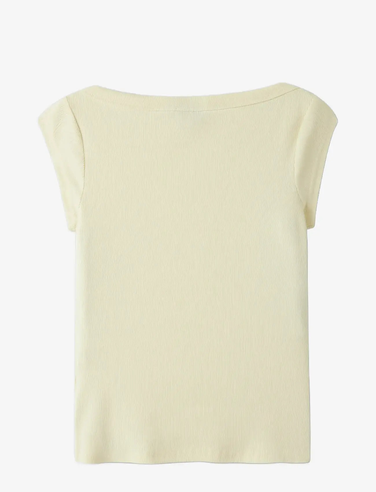 LMTD - NLFKANA SS SHORT BOATNECK TOP - kortærmede t-shirts - pear sorbet - 1