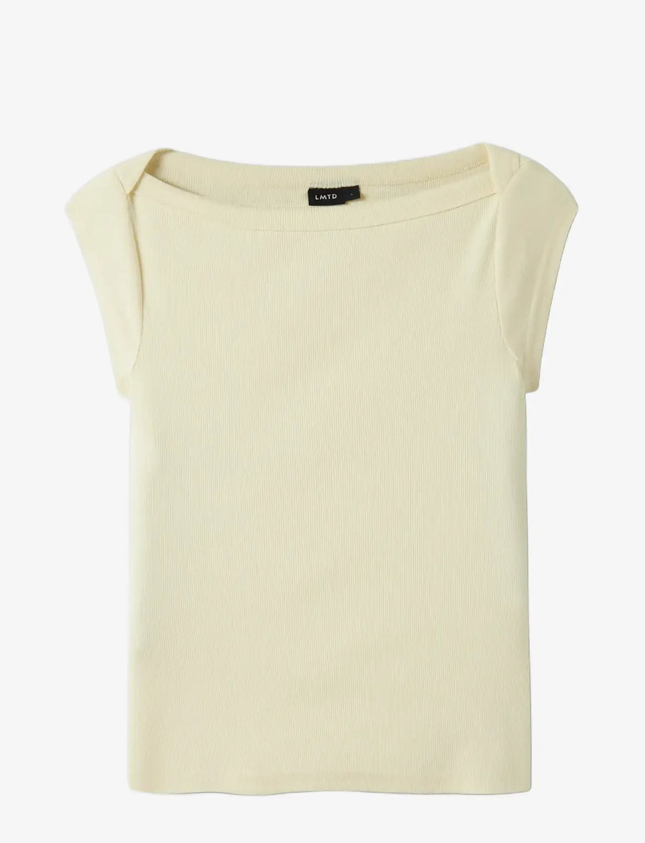 LMTD - NLFKANA SS SHORT BOATNECK TOP - kortærmede t-shirts - pear sorbet - 2