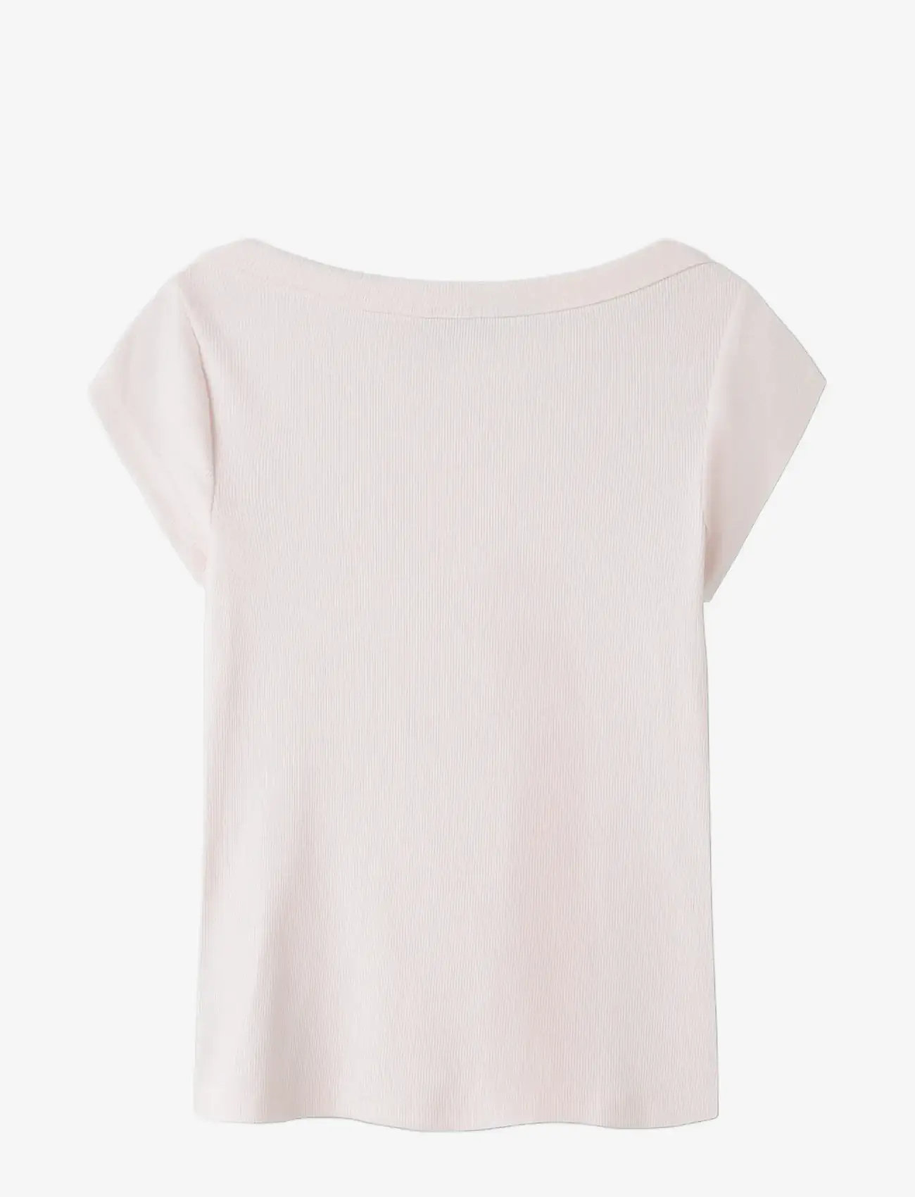 LMTD - NLFKANA SS SHORT BOATNECK TOP - kortærmede t-shirts - pink marshmallow - 1