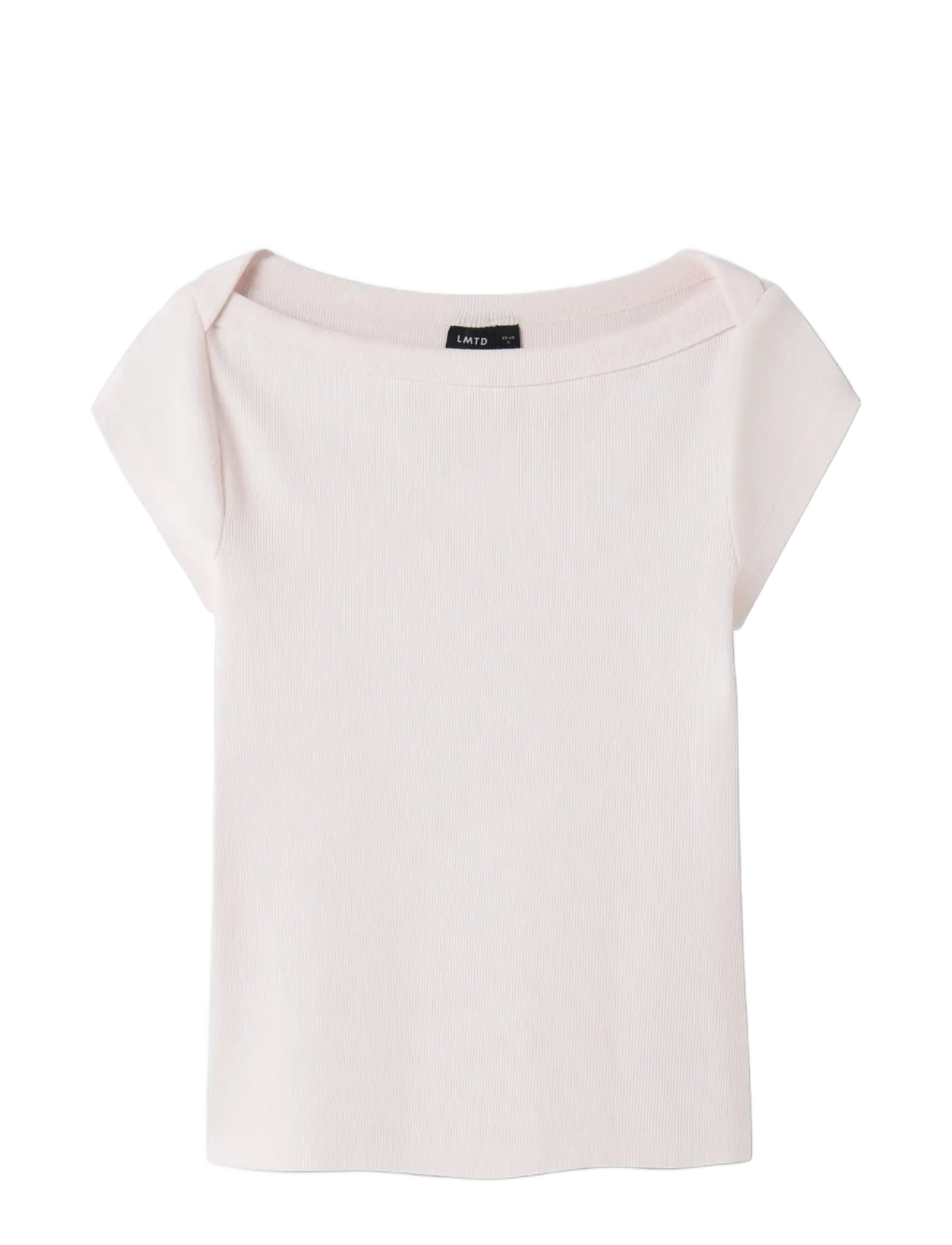 LMTD - NLFKANA SS SHORT BOATNECK TOP - krótki rękaw - pink marshmallow - 2