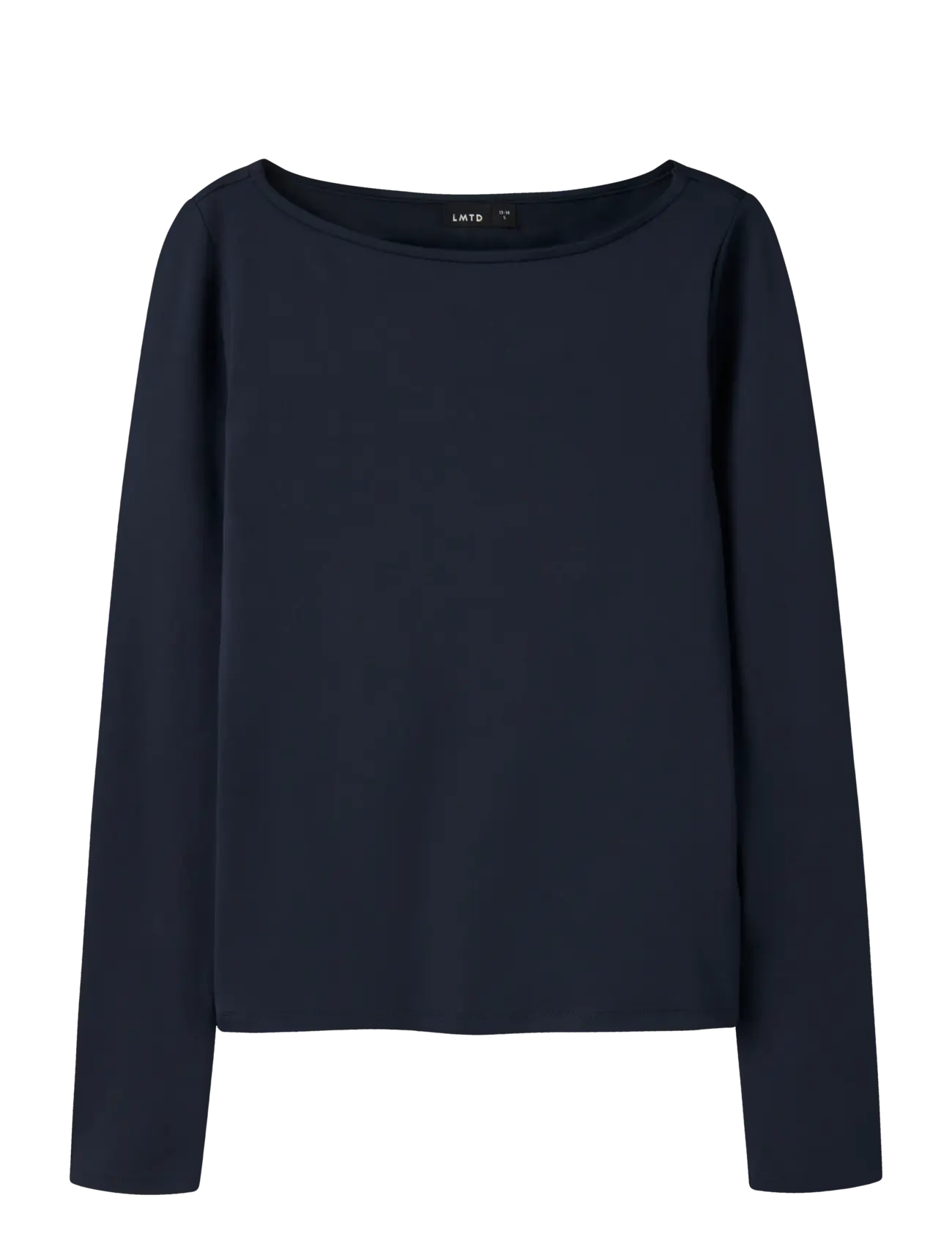 LMTD NLFDINCI LS BOATNECK TOP - T-shirts - NAVY BLAZER / navy