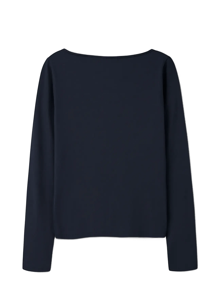 LMTD - NLFDINCI LS BOATNECK TOP - navy blazer - 1