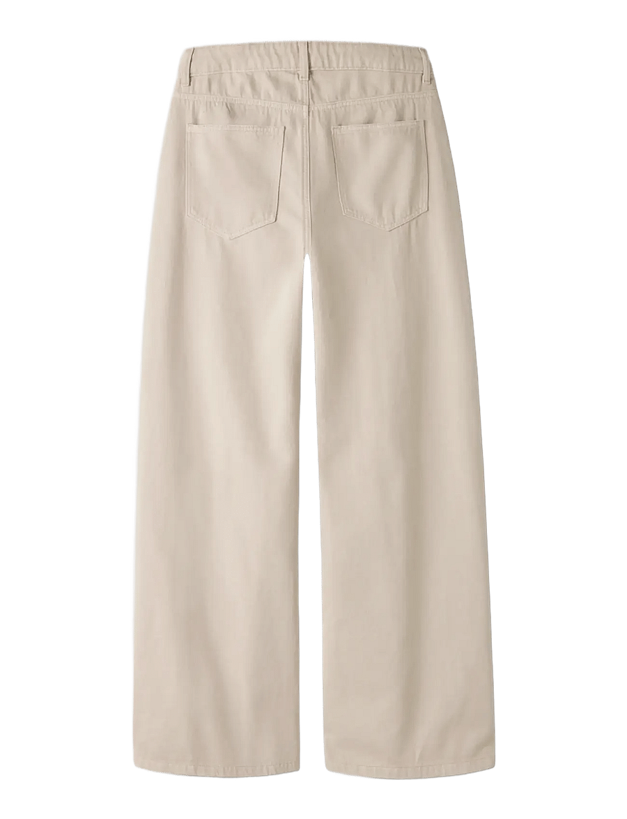 LMTD - NLFHYEDSTUD LW TWI LC X-WIDE PANT - laia säärega teksad - moonbeam - 1