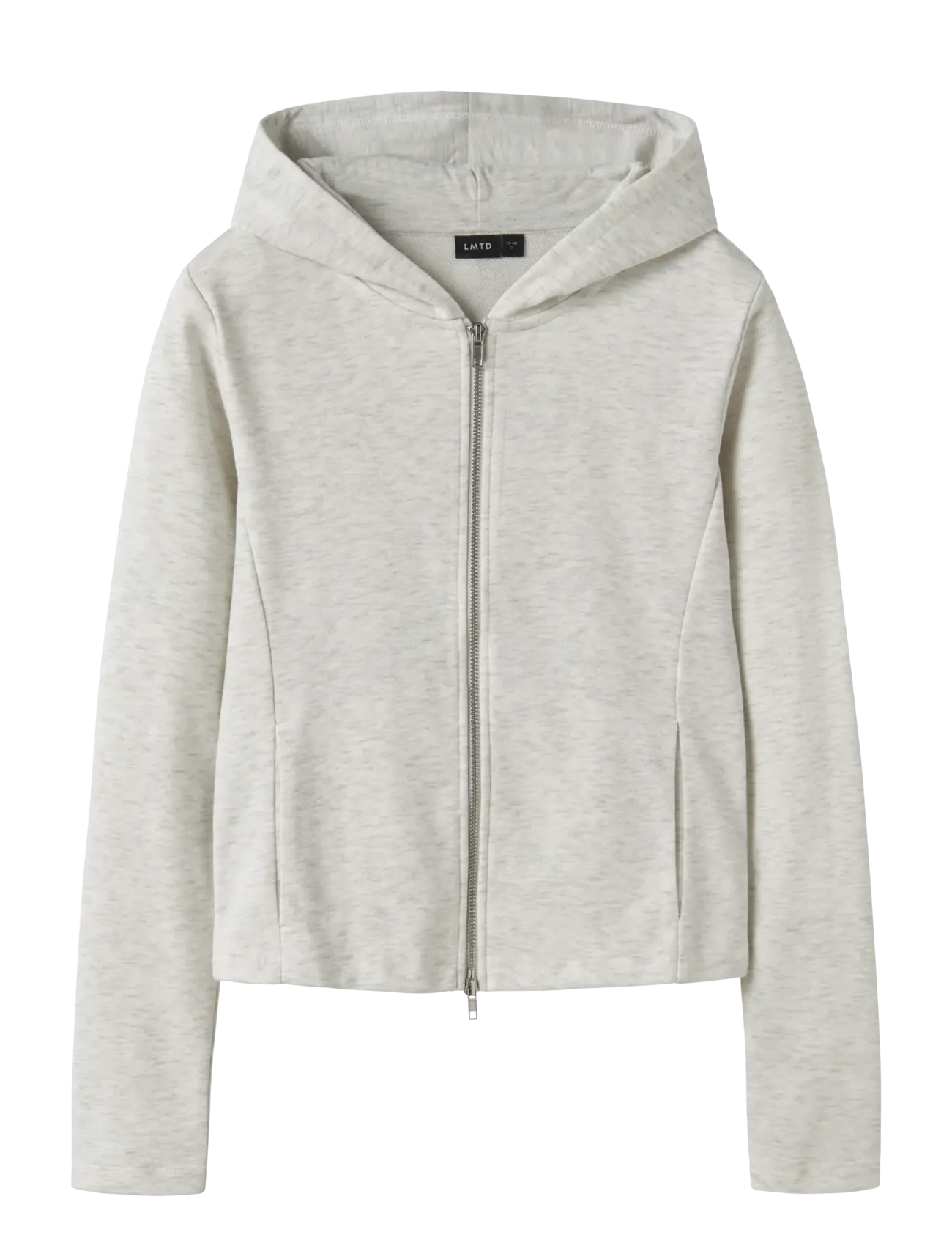 LMTD NLFLUNIC LS BRU S CARDIGAN W. HOOD - Fleecejacke - LIGHT GREY MELANGE / grey