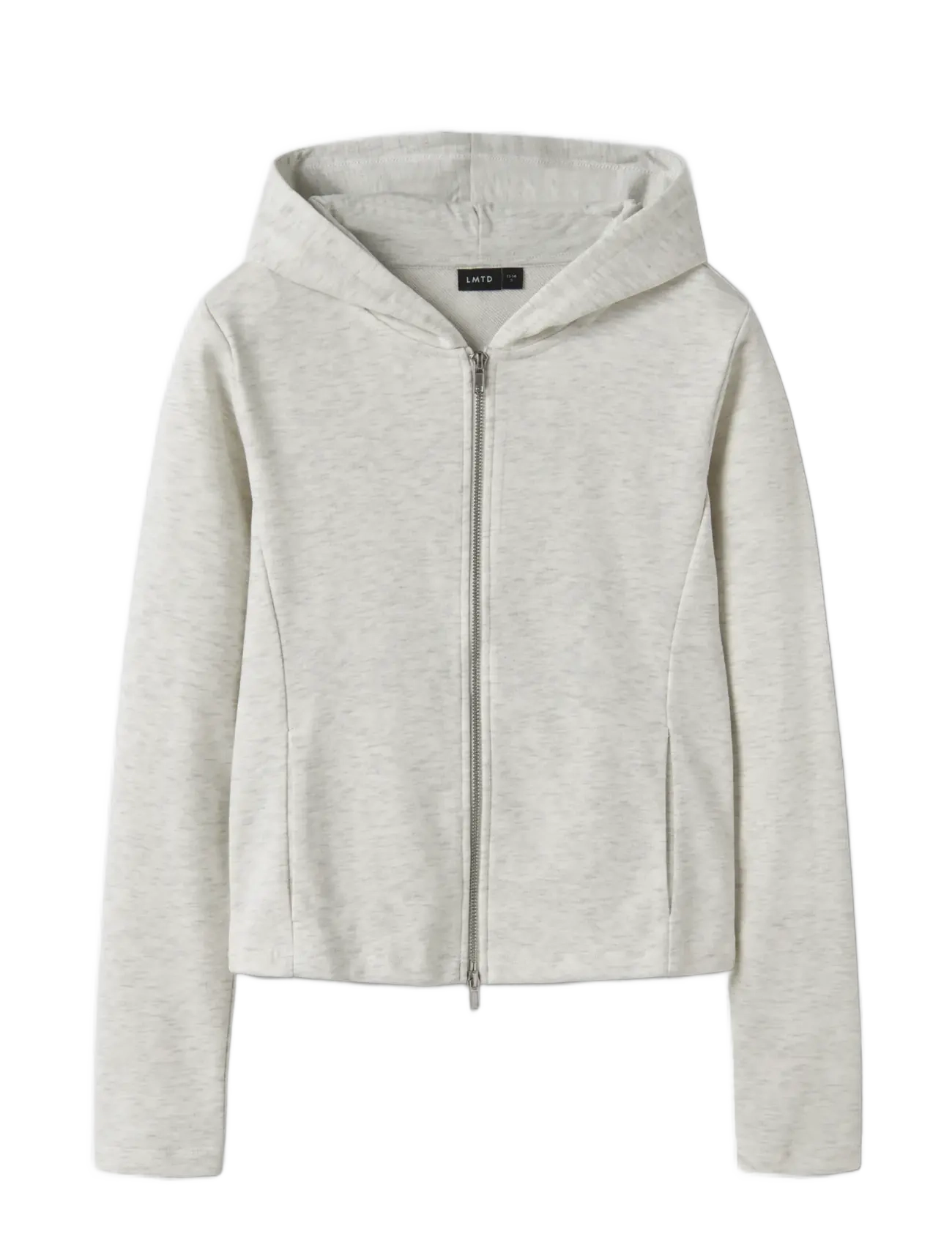 LMTD - NLFLUNIC LS BRU S CARDIGAN W. HOOD - light grey melange - 2