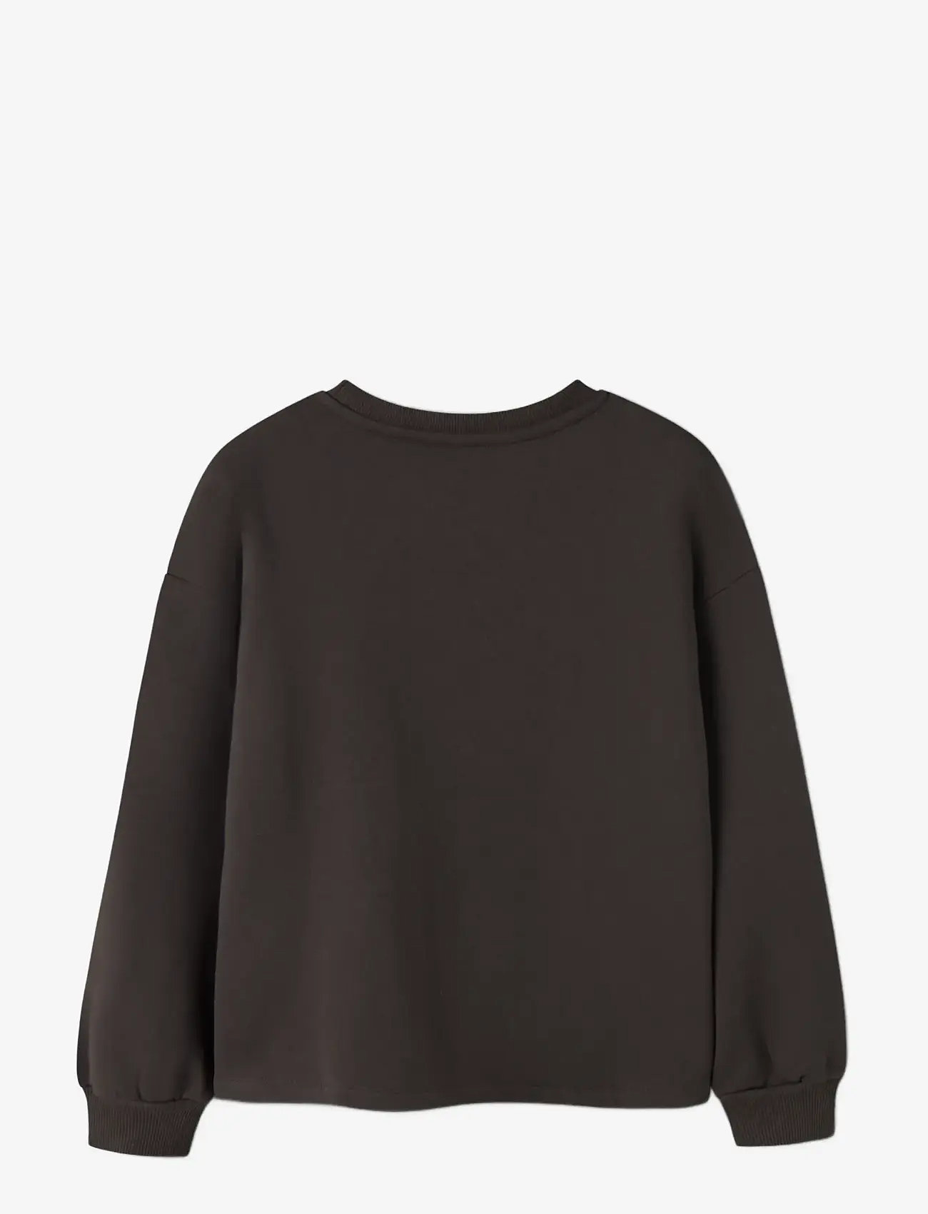 LMTD - NLFFARIS LS LOOSE O-NECK SWEAT - black coffee - 1