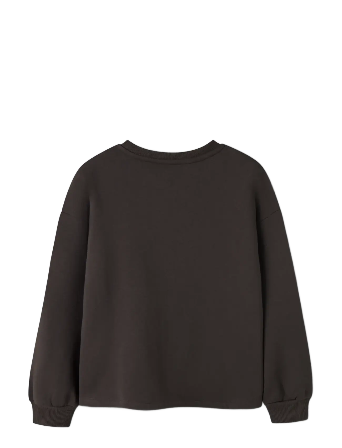 LMTD - NLFFARIS LS LOOSE O-NECK SWEAT - sweatshirts - black coffee - 1