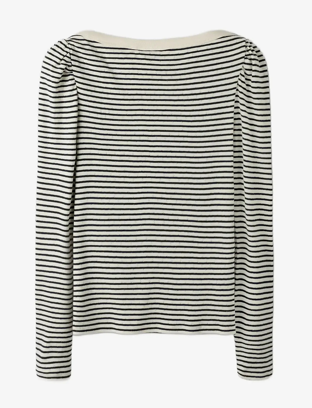LMTD - NLFSEHER LS SHORT BOATNECK TOP - langärmelig - navy blazer - 1
