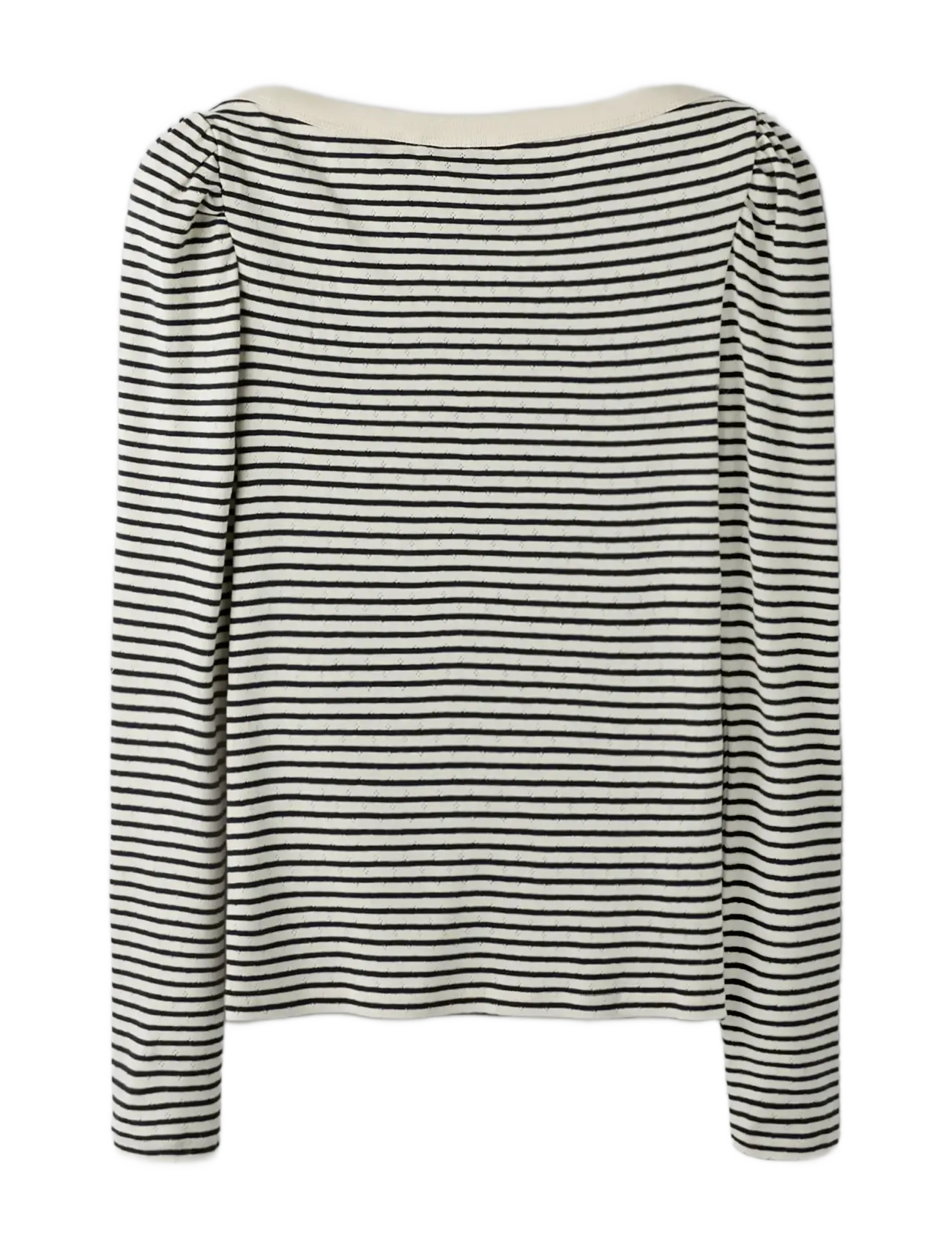 LMTD - NLFSEHER LS SHORT BOATNECK TOP - t-shirts à manches longues - navy blazer - 1