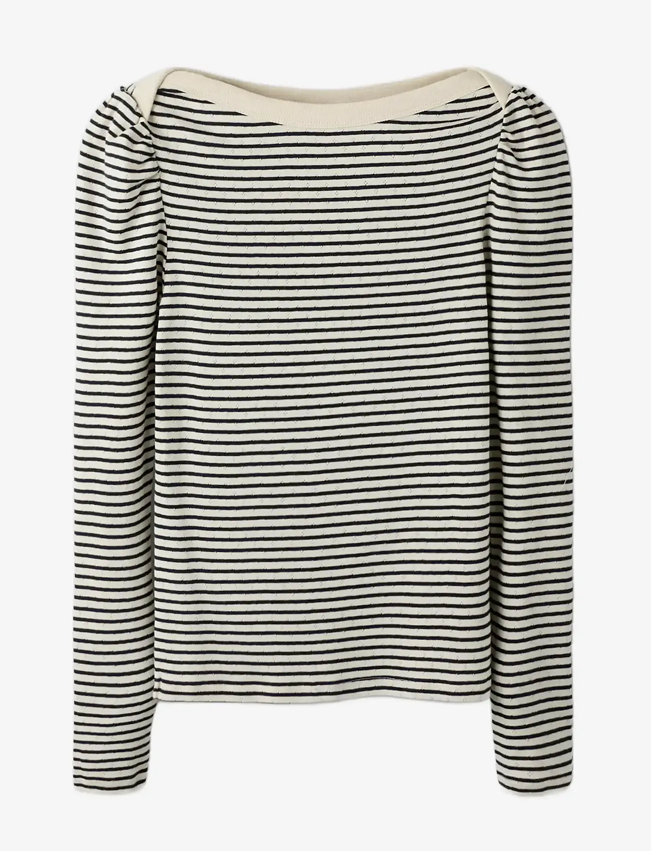 LMTD - NLFSEHER LS SHORT BOATNECK TOP - langärmelig - navy blazer - 2