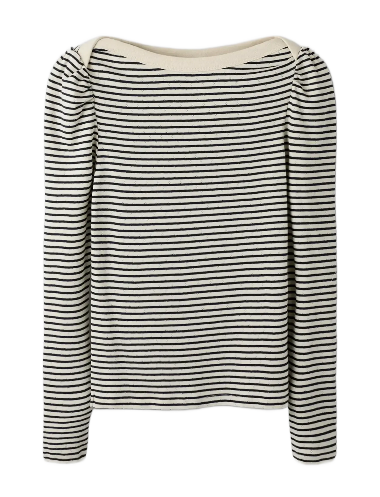 LMTD - NLFSEHER LS SHORT BOATNECK TOP - t-shirts à manches longues - navy blazer - 2
