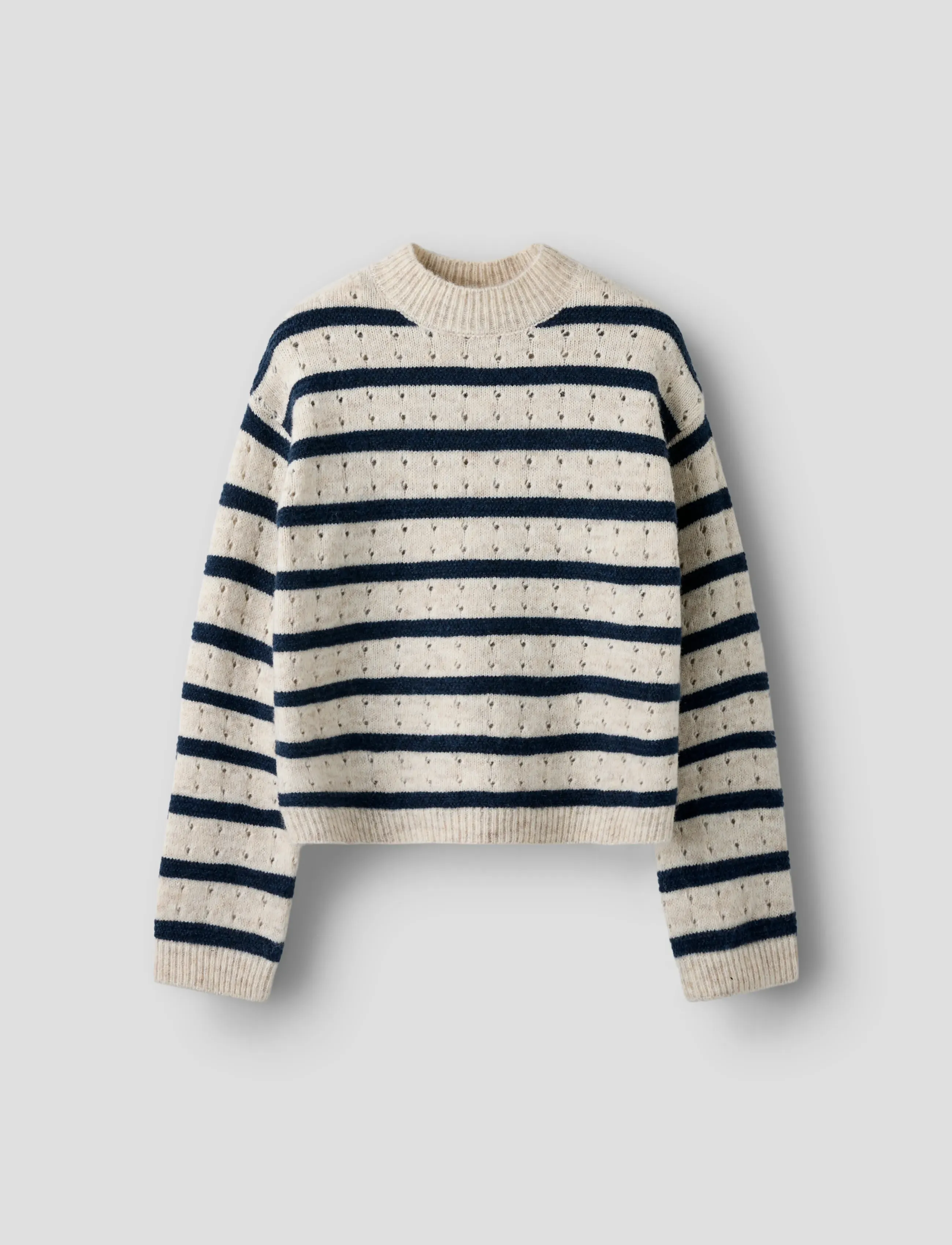 LMTD NLFNAMELYS LS SHORT TURTLENECK KNIT - Överdelar - NAVY BLAZER / navy