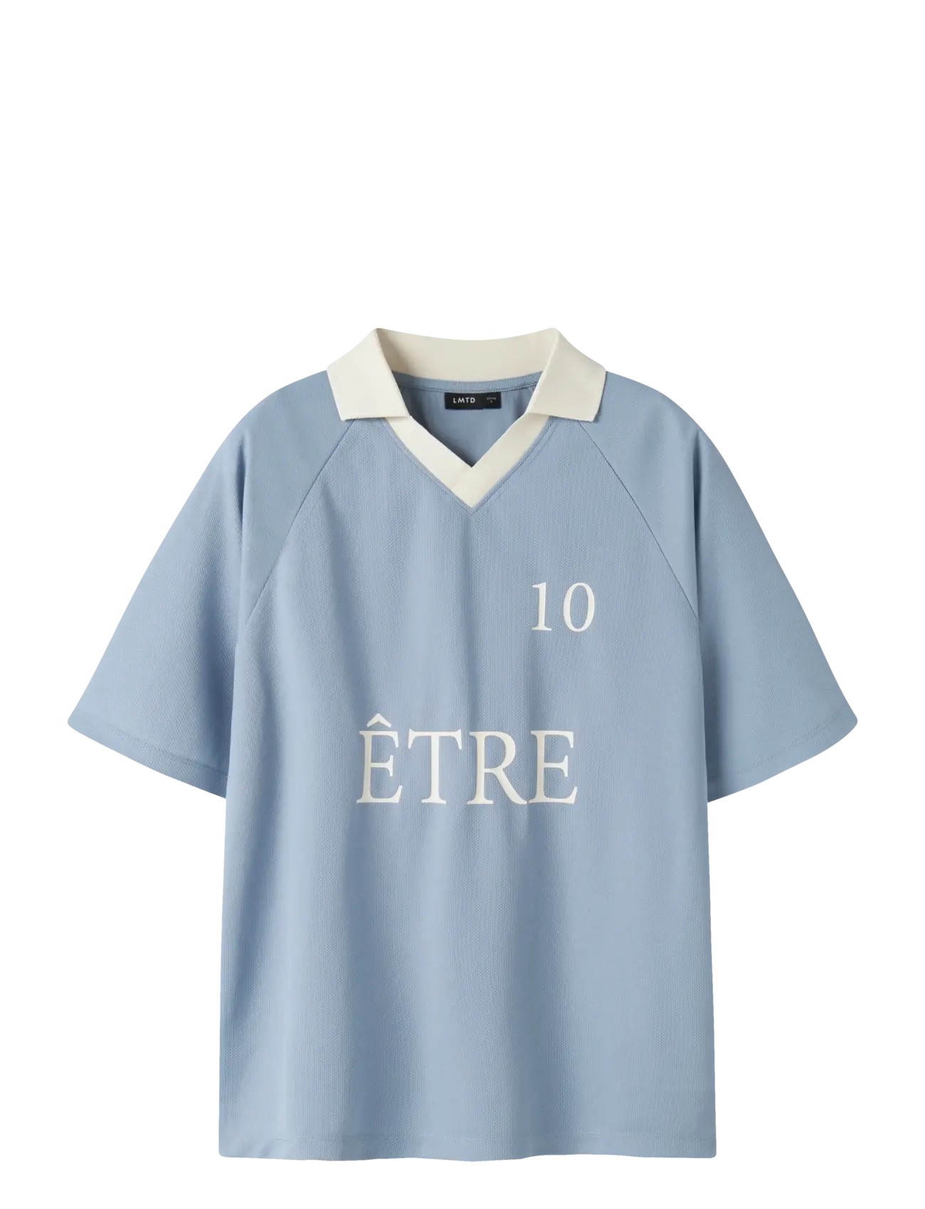 LMTD NLNROSCLUB SS FOOTBALL POLO - Kläder - DUSTY BLUE / blue